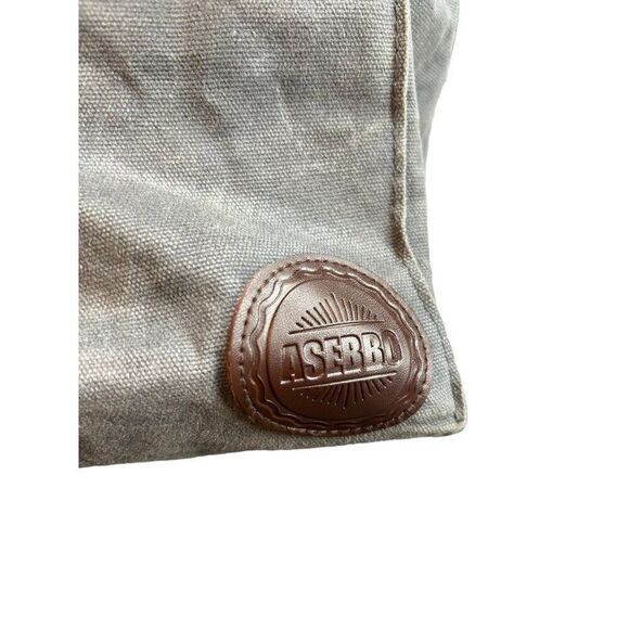 Aserro Durable Canvas & Leather Backpack With Adjustable Straps - Picture 5 of 16